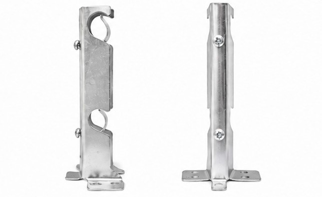SOPORTE DOBLE PLATEADO